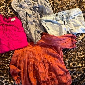 Bundle of Shirts/Shorts/Sweaters!
